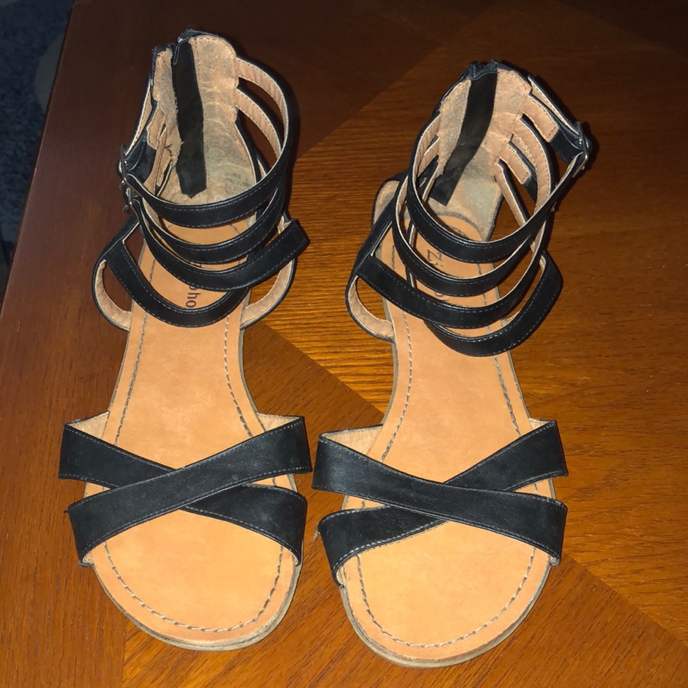 Black sandals